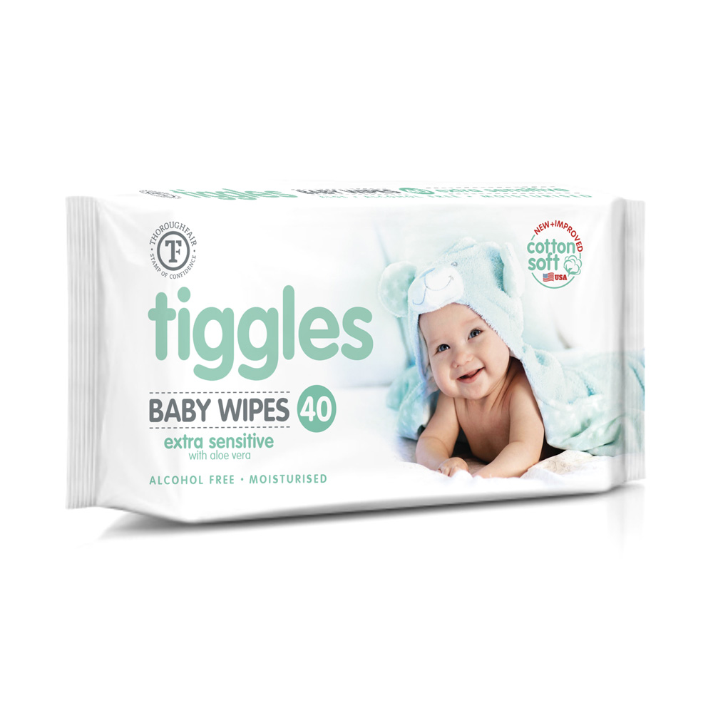 Tiggles Baby Wipes Extra Sensitive 40